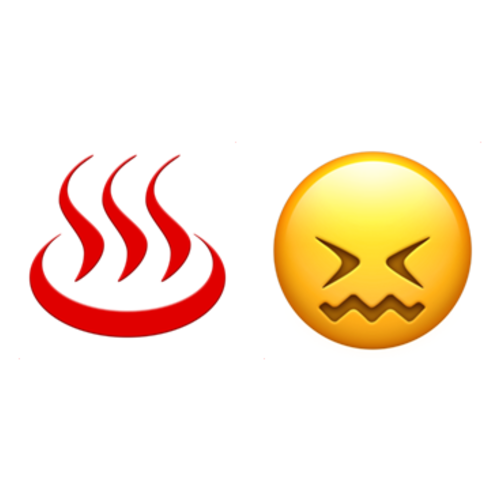 ♨😖 Emoji Domain iOS rendering